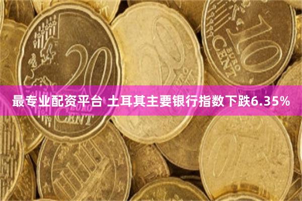 最专业配资平台 土耳其主要银行指数下跌6.35%
